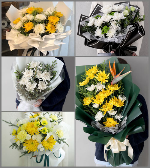 山西朔州应县白马石乡董家沟村白事花束代送